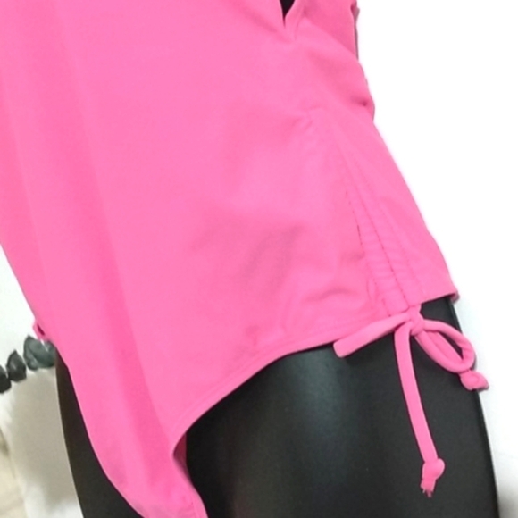 ISLAND LOVE RUCHED CUT-OUT SWIMSUIT NWT JR - Picture 6 of 10